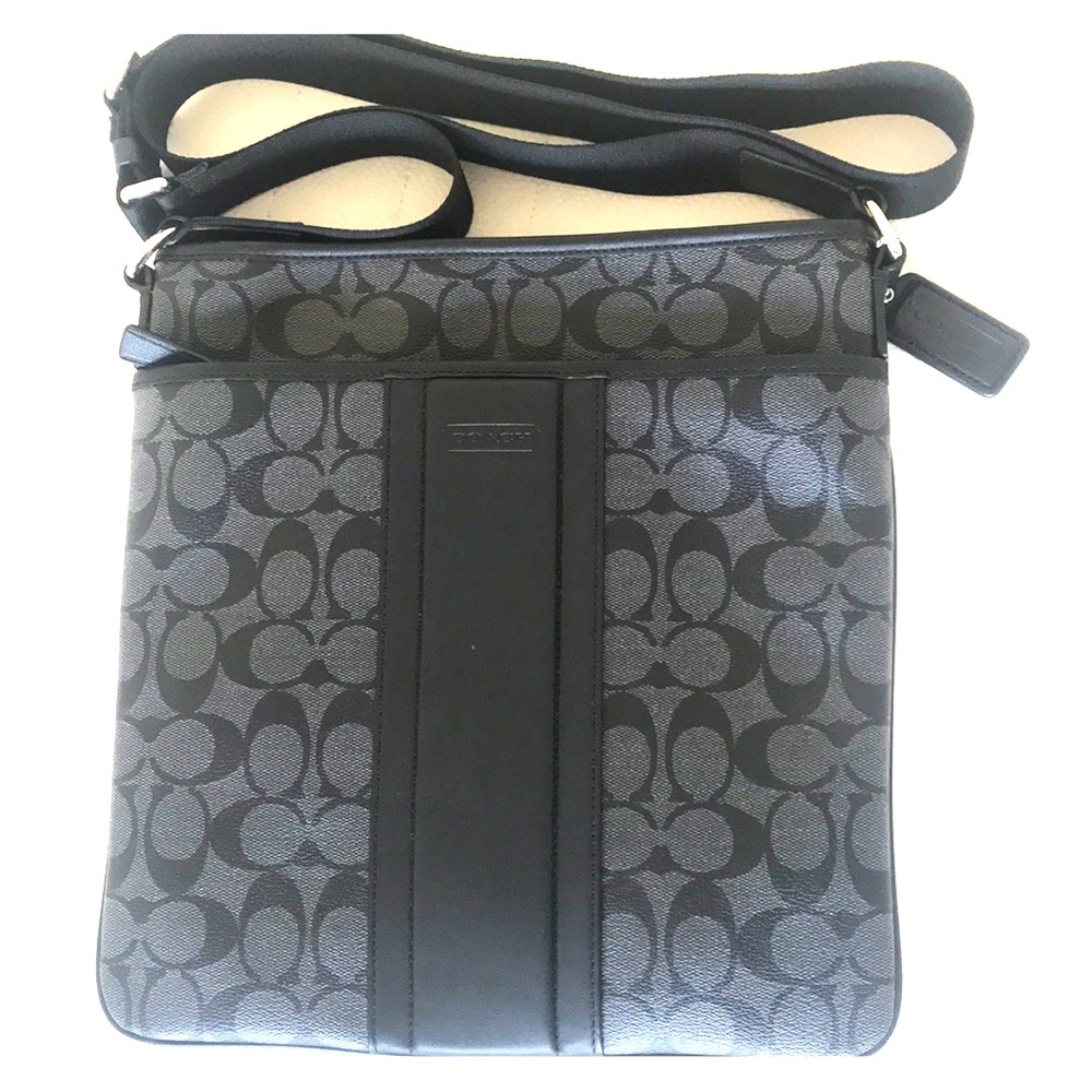Coach bag, black monogram